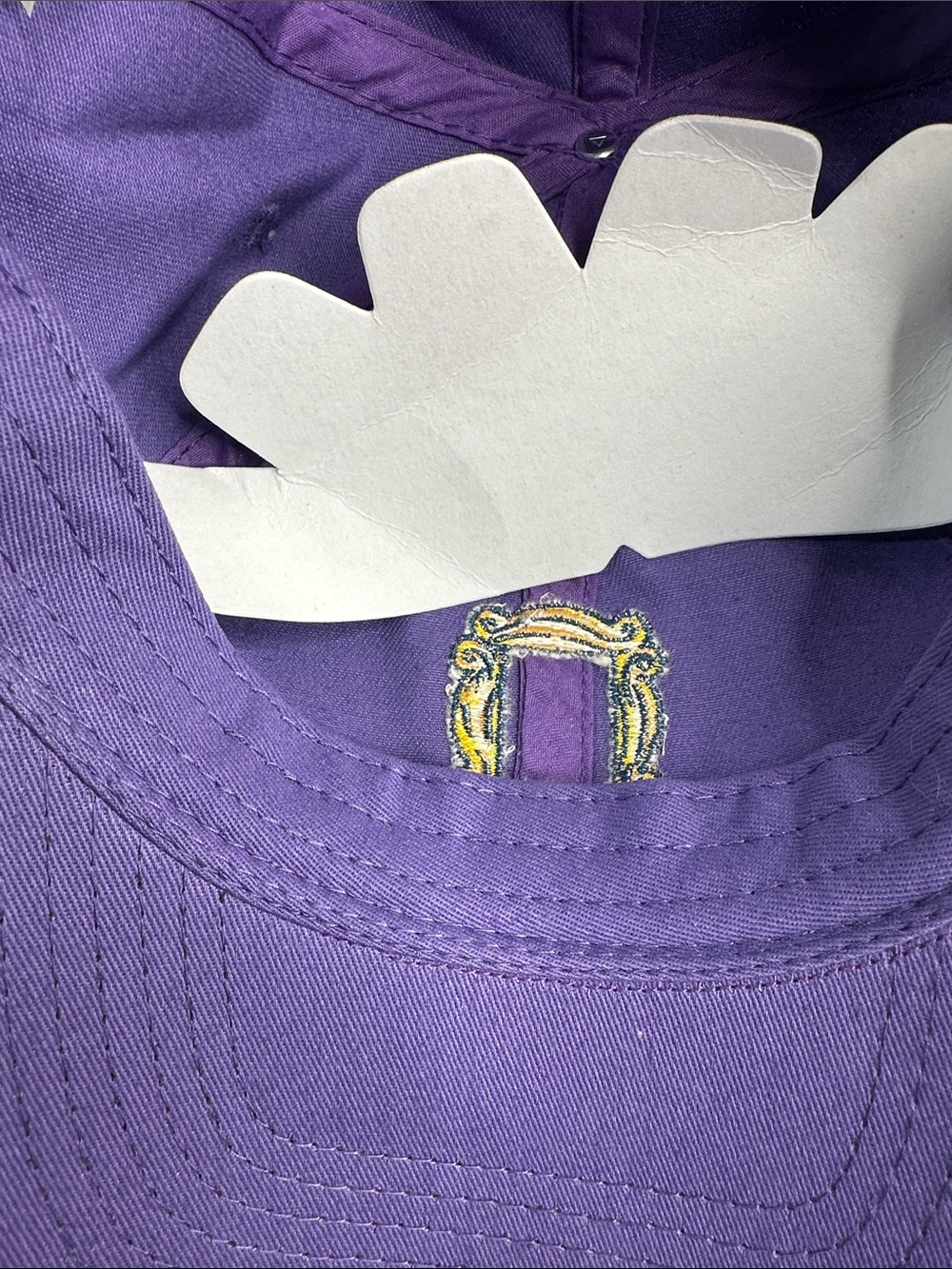 Purple Friends TV show peephole frame strapback baseball cap - Picture 9 of 15